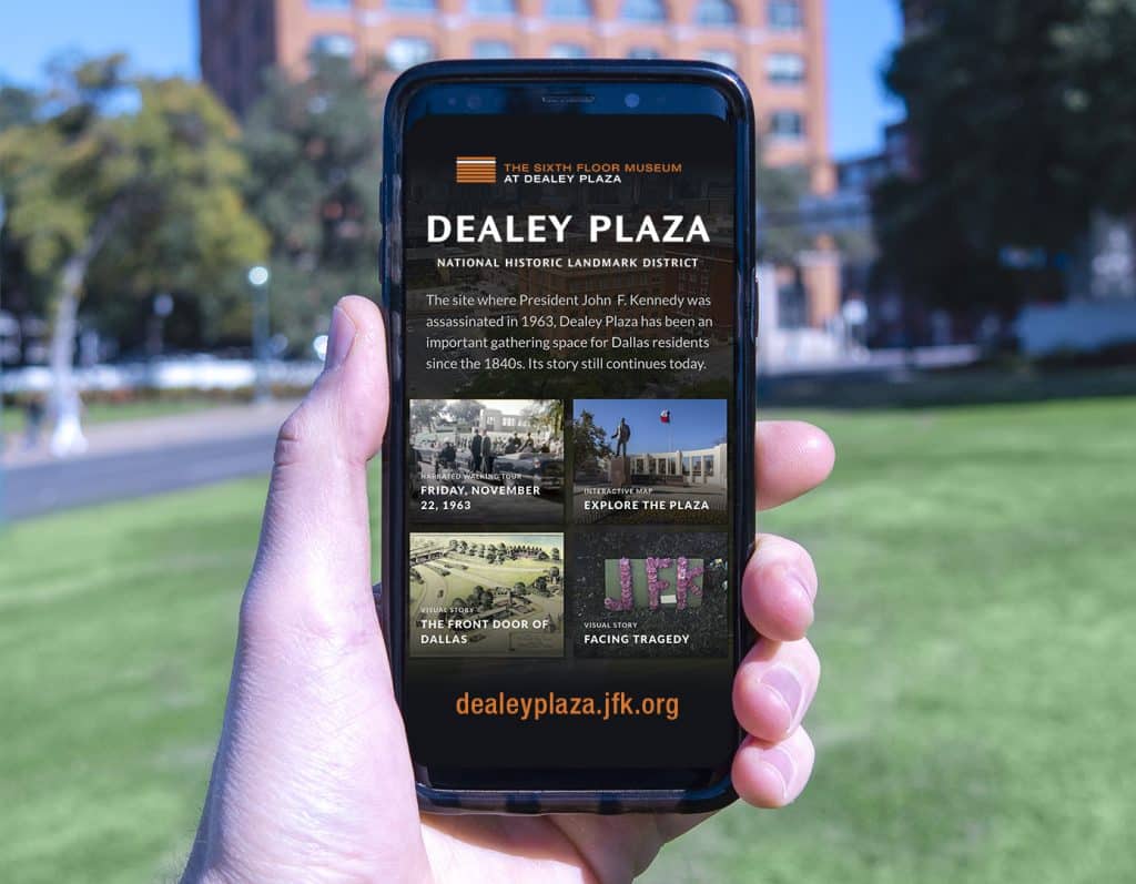 dealey plaza interactive guide iphone featured